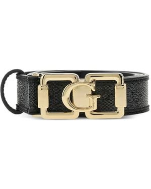 Guess Karnilla 4G Logo-Buckle Belt - Black