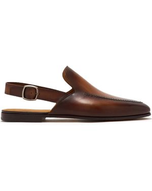 Magnanni Leather Loafers - Brown