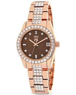 Jivago Magnifique Crystal-Embellished 30Mm Quartz Watch - Metallic