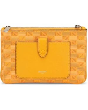 Moreau Leather Crossbody Bag - Orange
