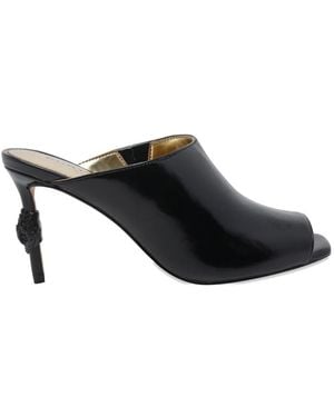 Kurt Geiger Eagle Square Mules - Black