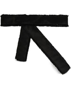 Dolce & Gabbana Fringed Wrap-Around Belt - Black