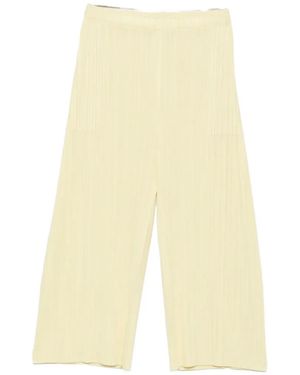 Pleats Please Issey Miyake Monthly Colours July Hose - Weiß