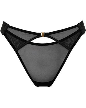 Bordelle String Signature À Bride Large - Black