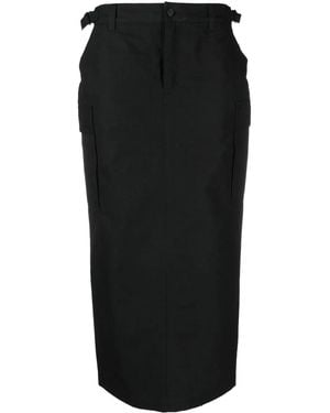 Wardrobe NYC Striped Skirt - Black