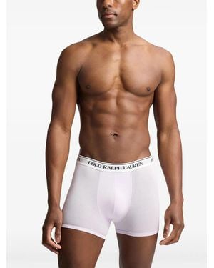 Polo Ralph Lauren Logo-Waistband Boxers - White