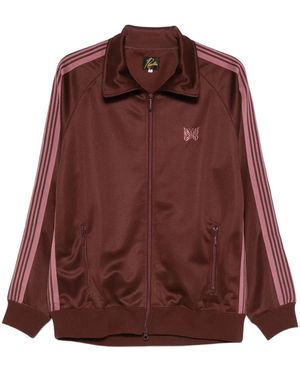 Needles Pull À Fermeture Zippée - Brown