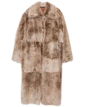 Arma Verena Toscana Shearling Coat - Natural