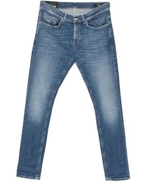 Dondup Vaqueros George Con Efecto Degradado - Azul