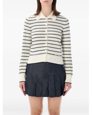 A.P.C. Gestreept Vest - Grijs