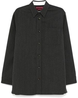 Gucci Wool Shirt - ブラック