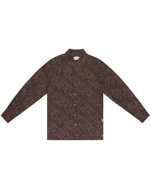 Aimé Leon Dore Stadium Paisley-Print Shirt - Brown