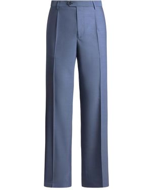 Etro Wool Pants - Blue