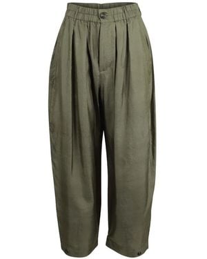 Soeur Pantalones De Cinturilla Elástica - Verde