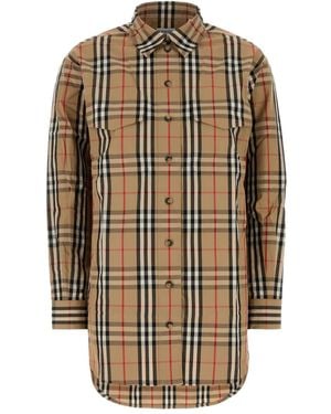 Burberry Vintage Check Pattern Shirt - Natural