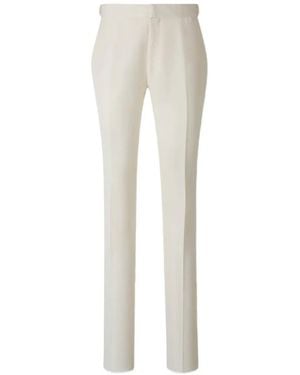 Tom Ford Silk Tailored Trousers - White