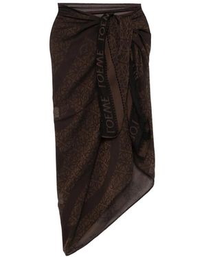 Loewe Pareo Mit Anagramm-Muster - Schwarz