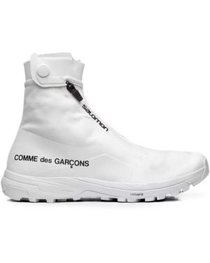 Salomon X Comme Des Garçons Xa-Alpine 2 Zip-Up Sneakers - White