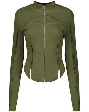 MISBHV Ribbed Blouse - Green