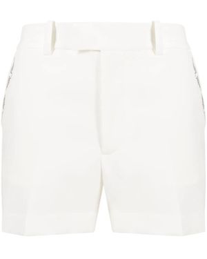 Zadig & Voltaire Rhinestone-Embellished Shorts - White
