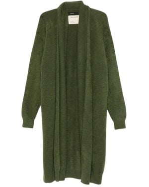 Frenckenberger Open-Front Cardigan - Green