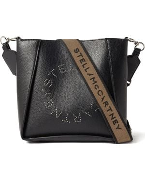 Stella McCartney Logo-Detail Cross Body Bag - Black