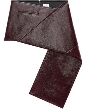 Courreges Vinyl Mini Skirt - Purple