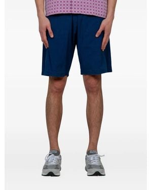 Universal Works Washed Cotton Shorts - Blue