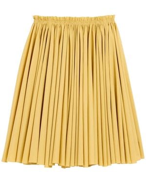 Ami Paris Ruffled Midi Skirt - Metallic