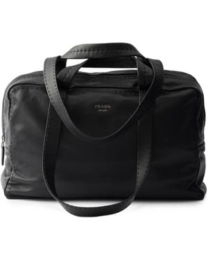 Prada Sac De Travail En Cuir Nappa - Noir