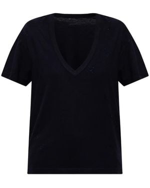 Zadig & Voltaire Marta Rhinestone-Embellished T-Shirt - Black