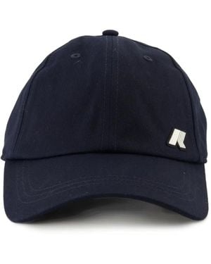 K-Way Rob Logo-Patch Cotton Hat - Blue