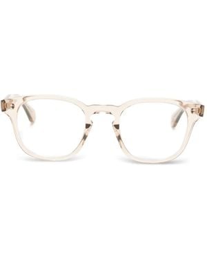Garrett Leight Eckige Ace Ii Brille - Natur