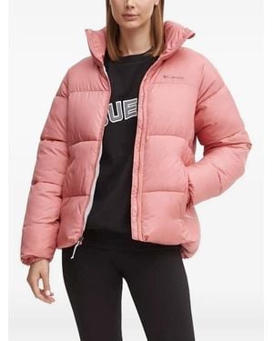Columbia Plumífero Puffect Ii Con Cuello Alto - Rosa