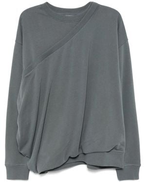 Qasimi Sudadera drapeada - Gris
