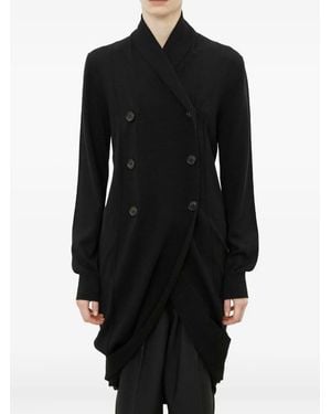 MEIMEIJ Draped Cardigan - Black