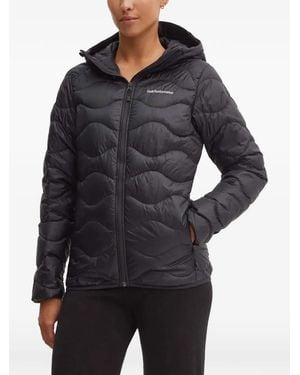 Peak Performance Helium Hooded Quilted Jacket - Black