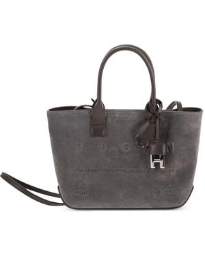 Hogan Address Shopping Bag Mini - Black