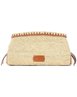 STAUD Wandelbare Maude Clutch - Natur