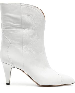 Isabel Marant Dytho 30mm レザーブーツ - ホワイト
