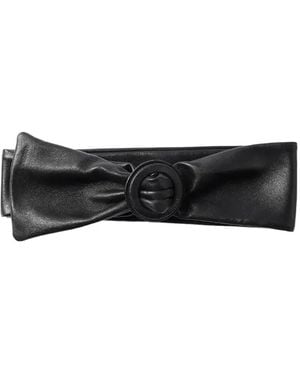 Jacquemus Lio Bow-Detail Buckle Belt - Black