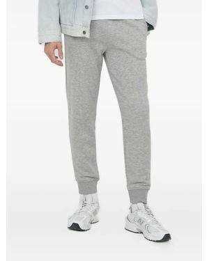 GANT Logo-Embroidered Sweatpants - Gray