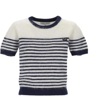 Maison Labiche Gravilliers Horizontal-Stripe Sweater - Blue
