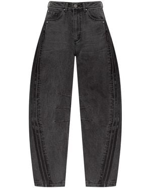 adidas Jean À Coupe Cigarette - Gris