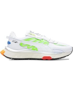 PUMA Wild Rider Tecno Trainers - Green