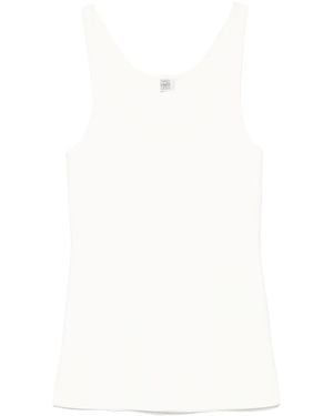 TOTEME Top de punto fino - Blanco