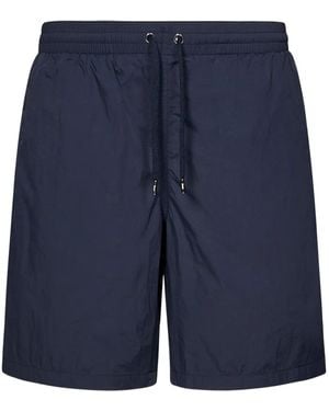 Herno Badeshorts Mit Kordelzug - Blau