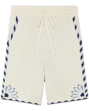 Alanui Wild Wonder Foulard Shorts - Natural