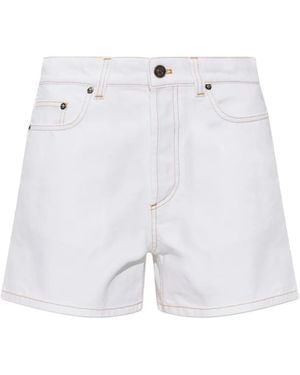 Versace Medusa Logo-Patch Shorts - White