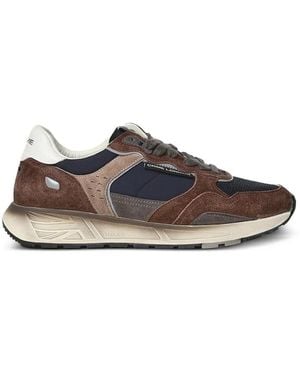 Crime London Rush Sneakers Mit Einsätzen Aus Wildleder - Braun